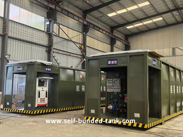 Skid-Mounted Gas Station In Production Skid-Mounted Gas Station In Production